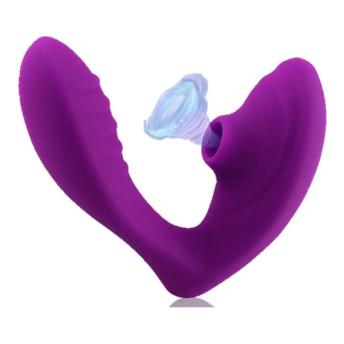 Vibrador y succionador USB "Double Lover"